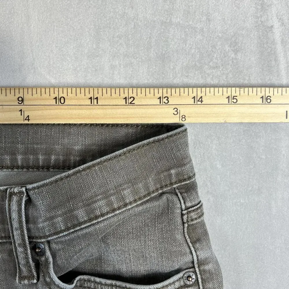Levis 511 Jeans Mens 30x32 Brown Gray Wash Slim Fit Faded Straight Leg Denim